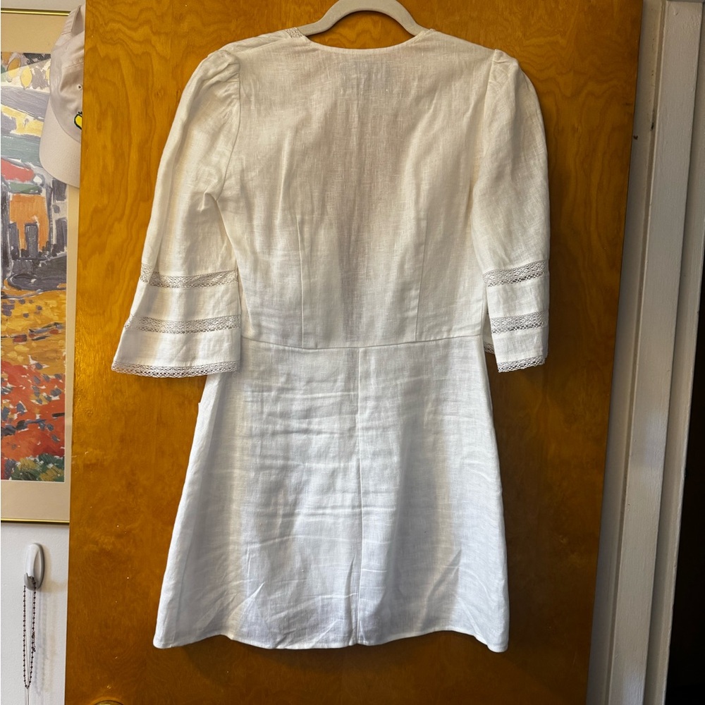 Reformation White Mini Dress - Picture 2 of 4